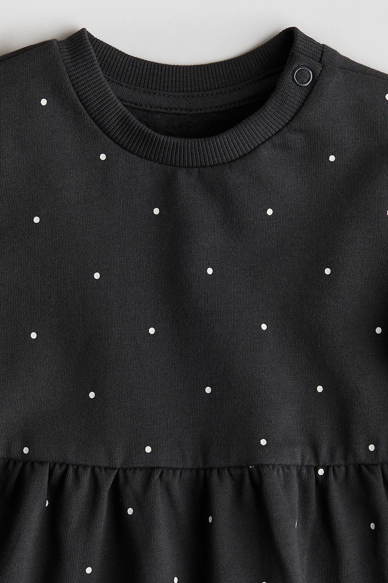 Cotton Sweatshirt Dress