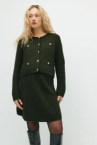 MAMA 2-Piece Cable-Knit Set