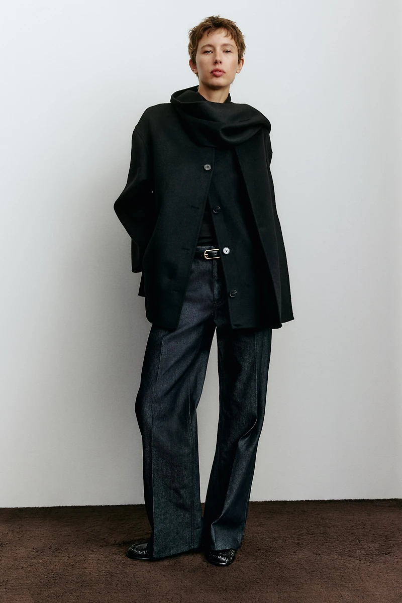 Handmade Wool-Blend Coat