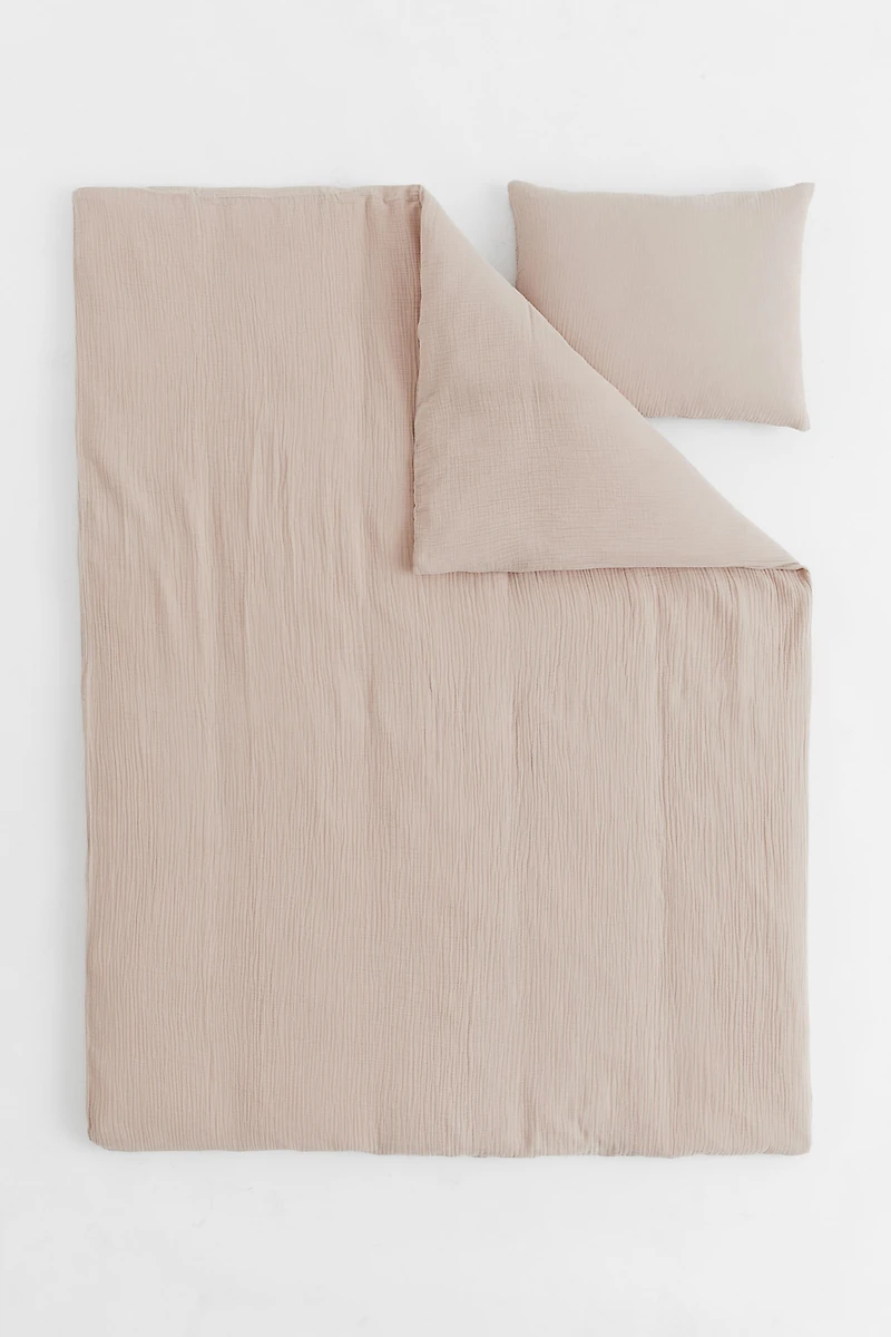 Muslin Twin Duvet Cover Set