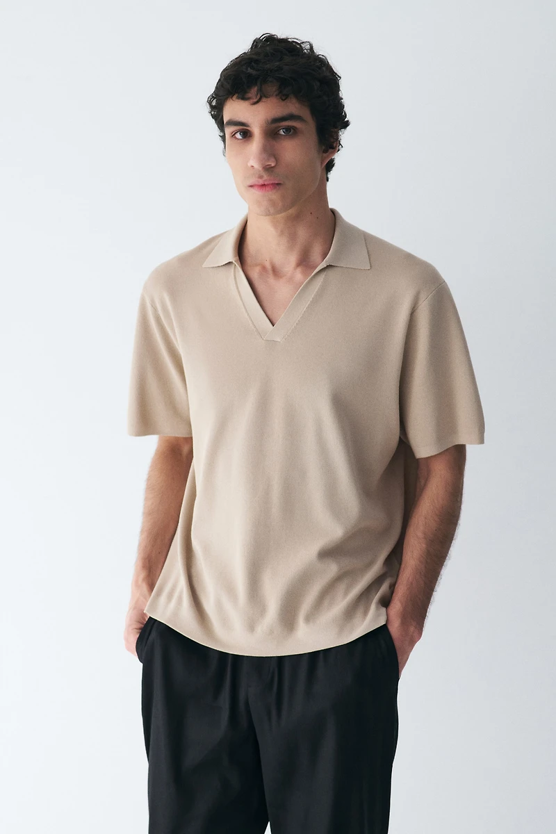 Cooling Regular-Fit Knit Polo Shirt