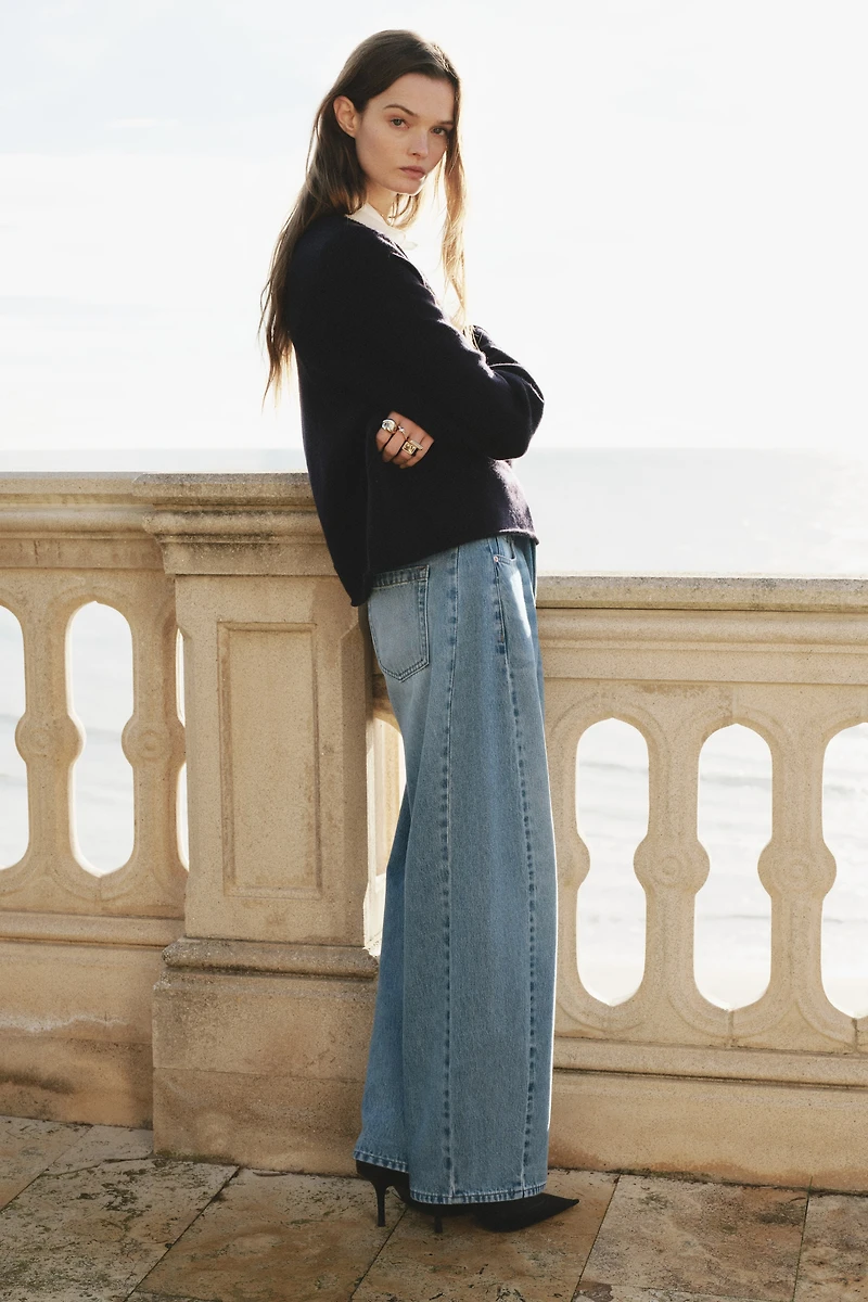 Jean tonneau taille classique