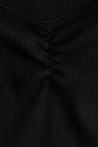 Picot-Trimmed T-Shirt