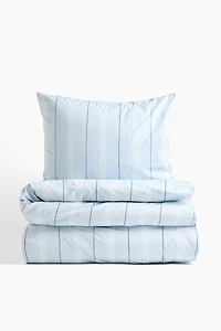Ensemble de couette lit simple en percale coton