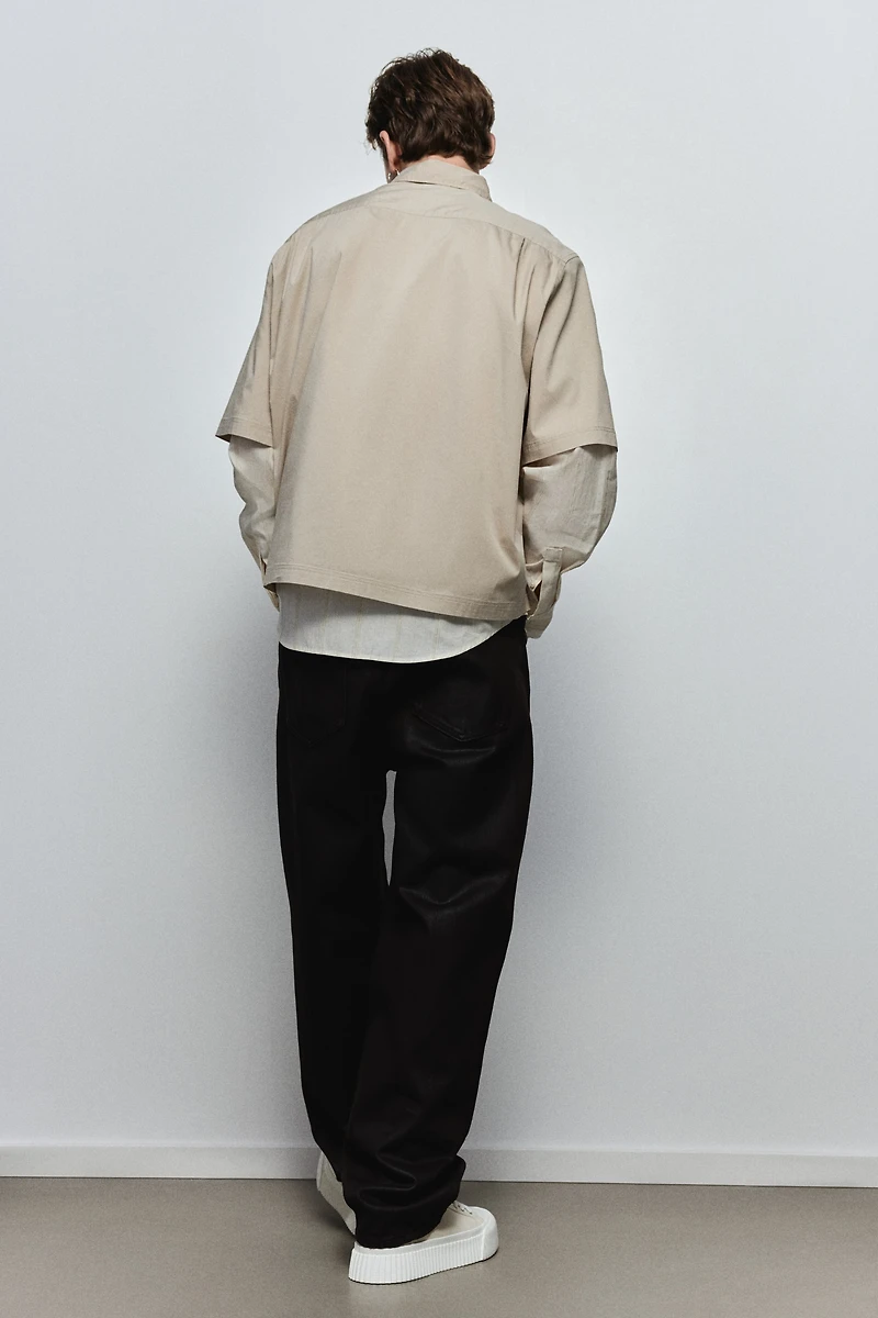 Oversized Short-Sleeved Shirt