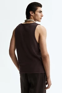 Regular-Fit Knit Tank Top