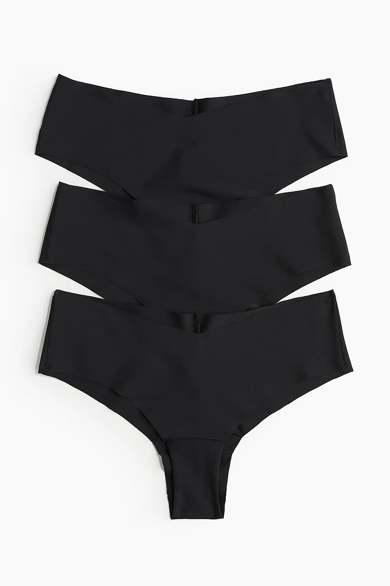 3-pack Invisible Cheeky Hipster Briefs