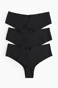 3-pack Invisible Cheeky Hipster Briefs