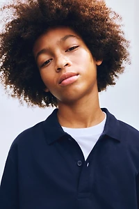 Cotton Pique Polo Shirt