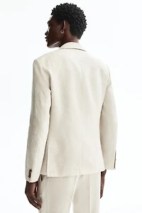 Slim-Fit Linen Jacket