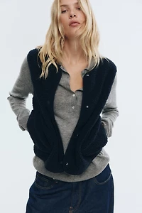 Veste sans manches en polar