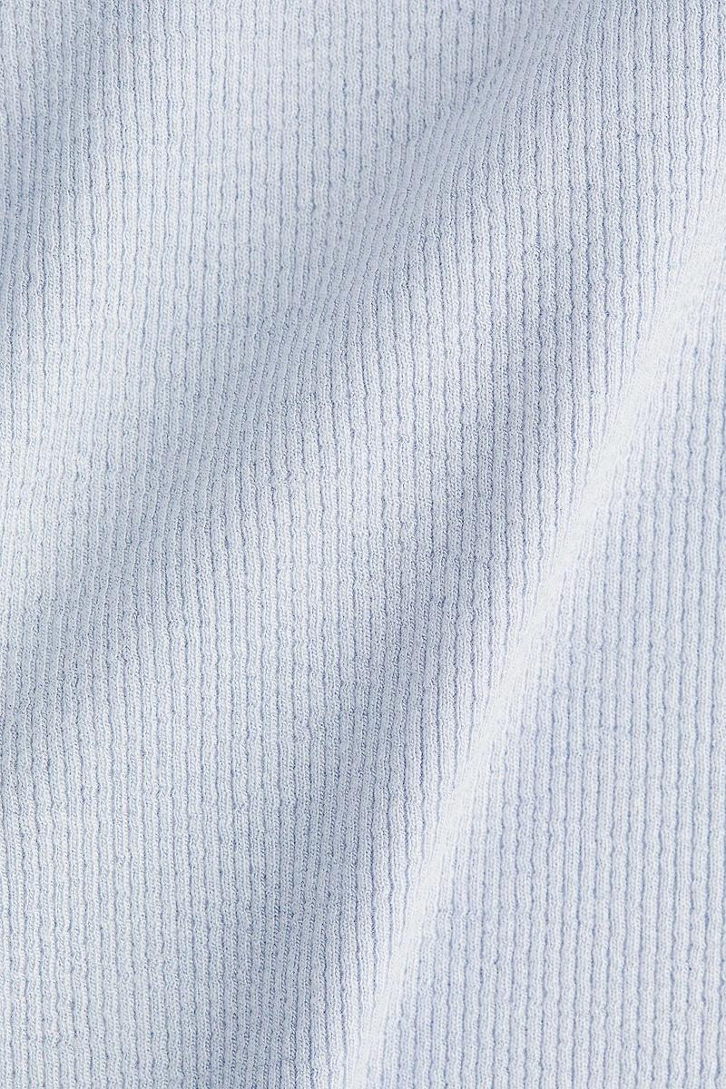 Haut col roulé côtelé