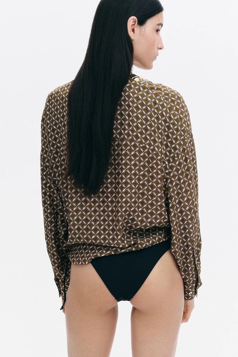 Viscose Wrap Blouse