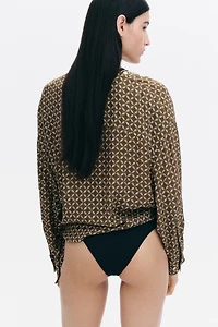 Viscose Wrap Blouse