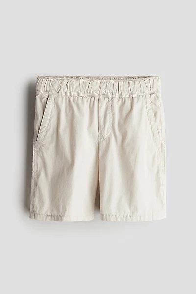 Short en coton avec taille élastique