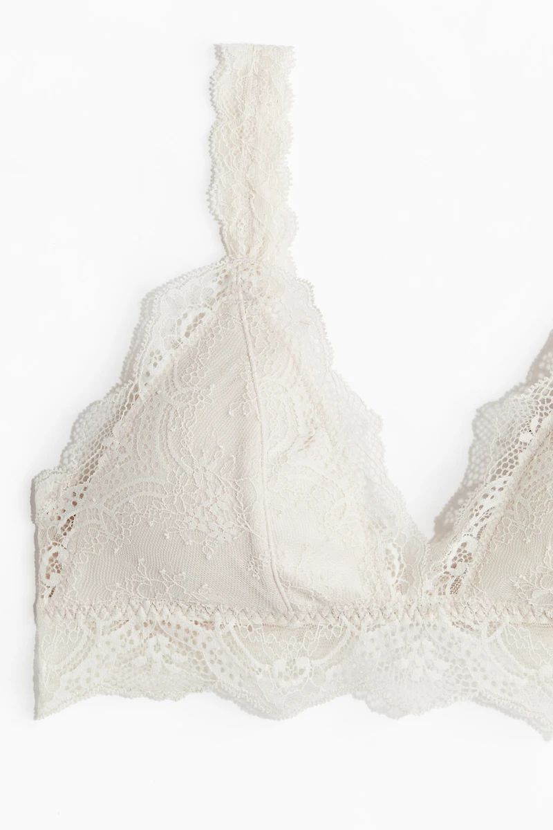 Padded Soft-Cup Lace Bra