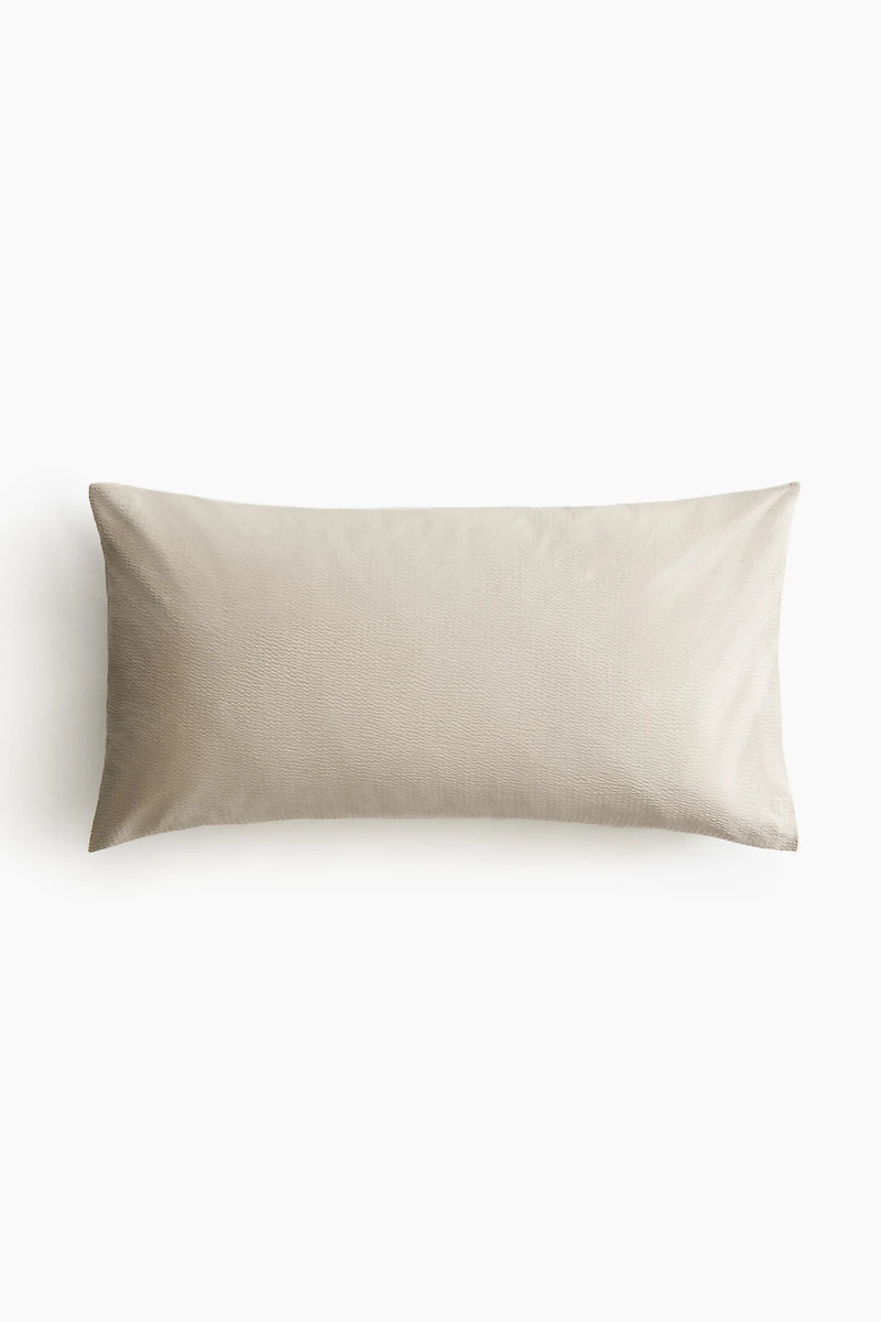 Cotton Seersucker Pillowcase
