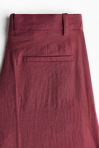 Dressy Linen-Blend Culottes
