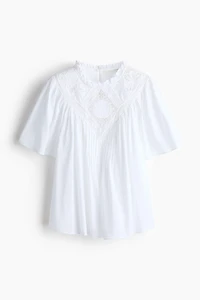 Embroidered Cotton Blouse
