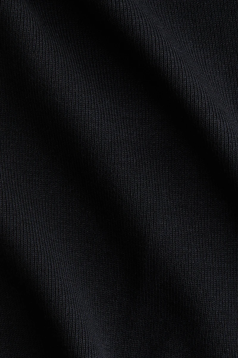 Rib-Knit Silk-Blend Strappy Top