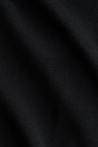 Rib-Knit Silk-Blend Strappy Top