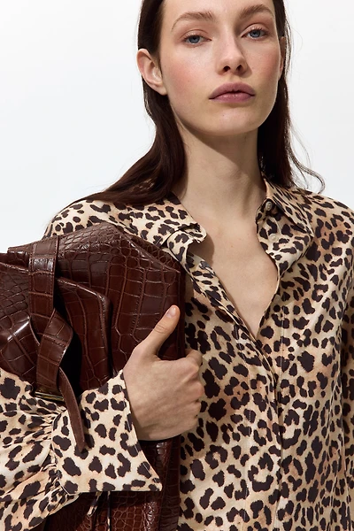 Balloon-Sleeved Shirt