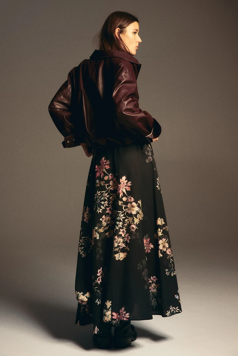 Loose-Fit Maxi Skirt