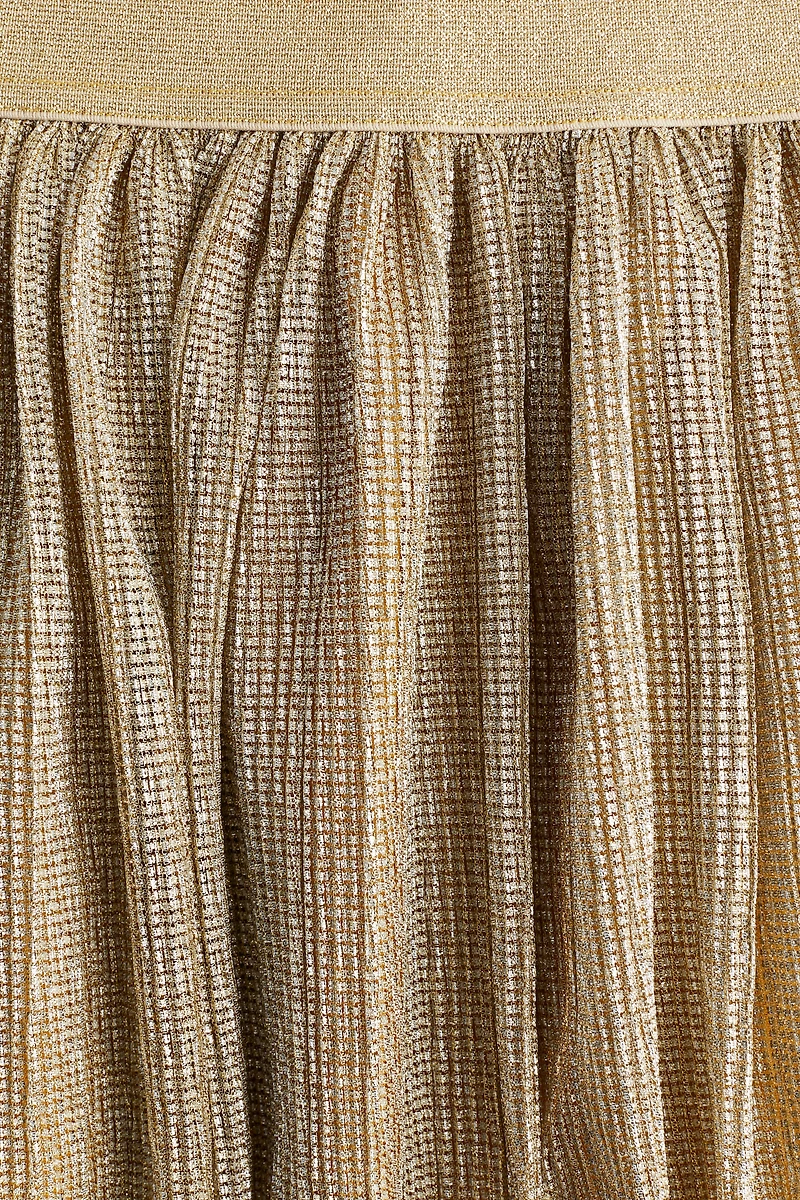 Shimmery Metallic Skirt