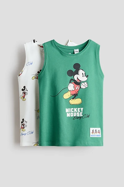 2-Pack Printed Cotton Tank Tops