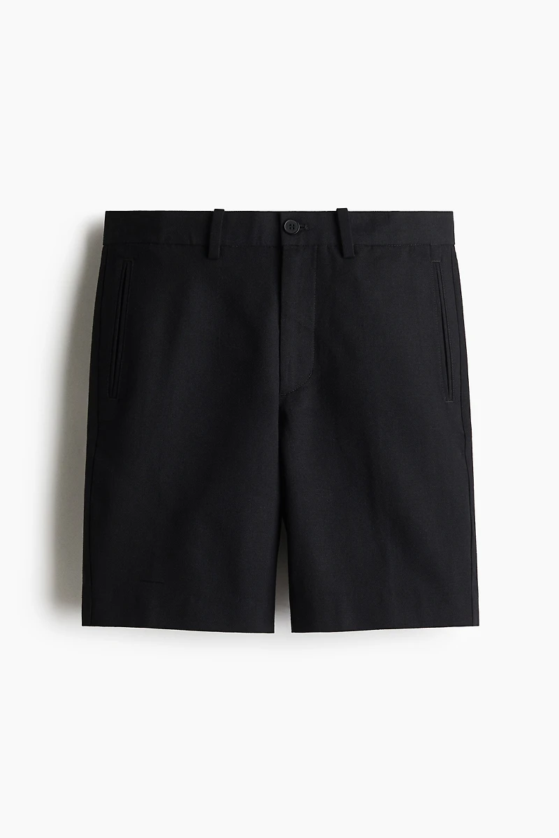 Regular-Fit Lyocell-Blend Chino Shorts