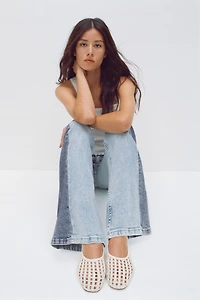 Flared Low Jeans