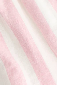 Linen-Blend Drawstring Shorts