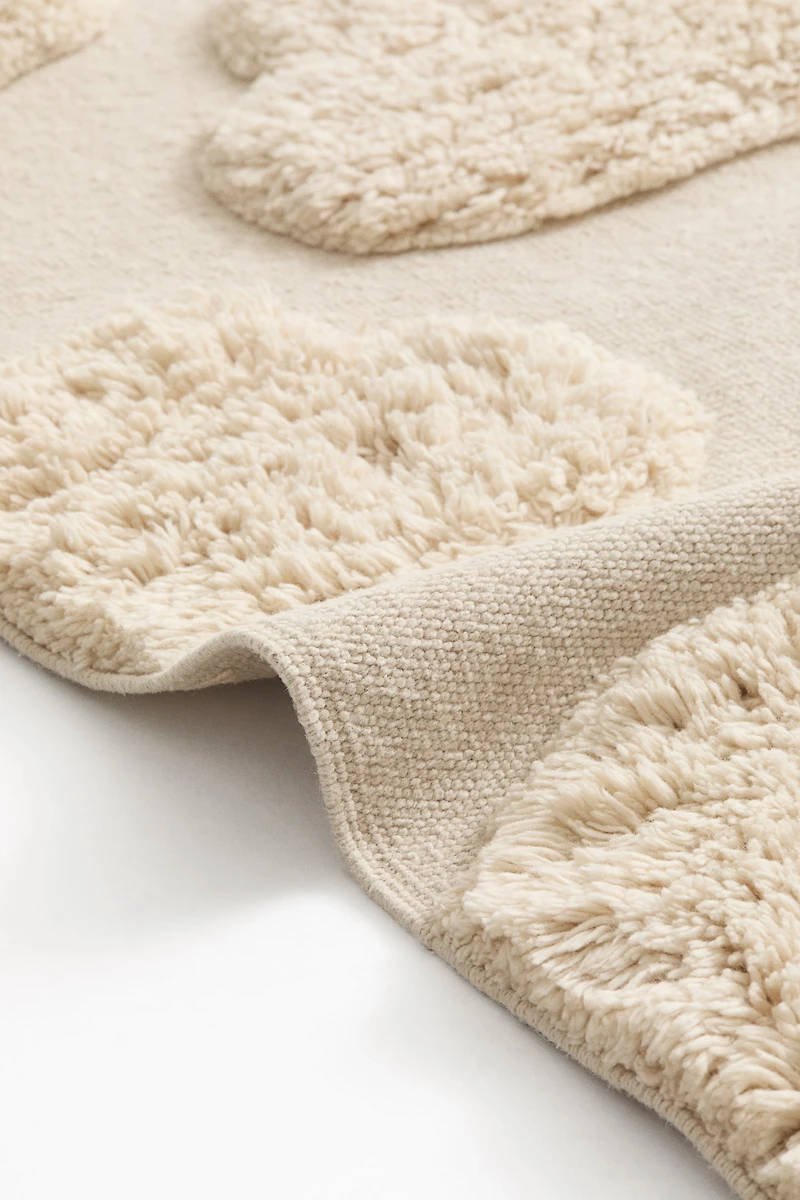 Tufted Cotton Canvas Rug