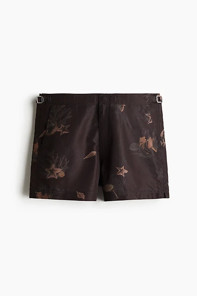 Patterned Swim Shorts