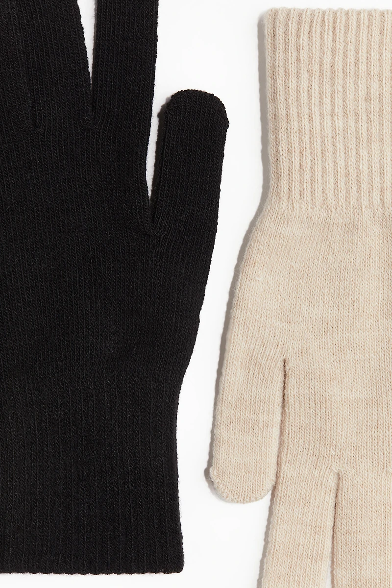 Lot de 2 paires de gants