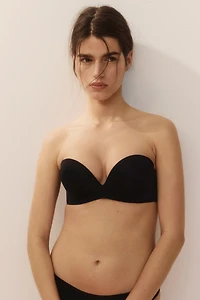 Microfiber Super Push-up Balconette Bra