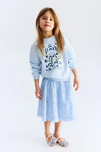 Chandail en coton imprimé