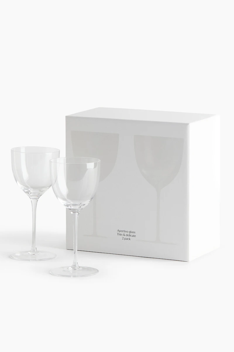 Lot de 2 verres à apéritif