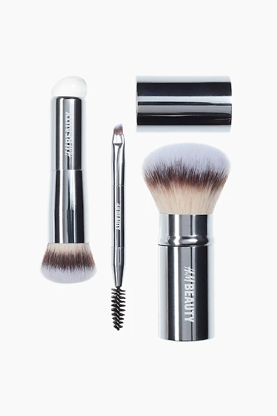 3-Piece Travel Makeup Brush Set