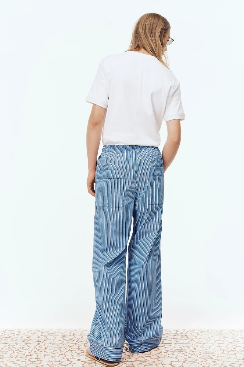 Loose-Fit Pima Cotton Pants