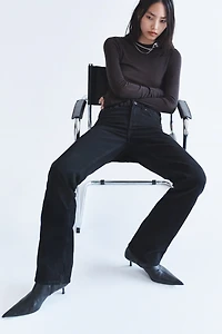 Jean à jambes droites