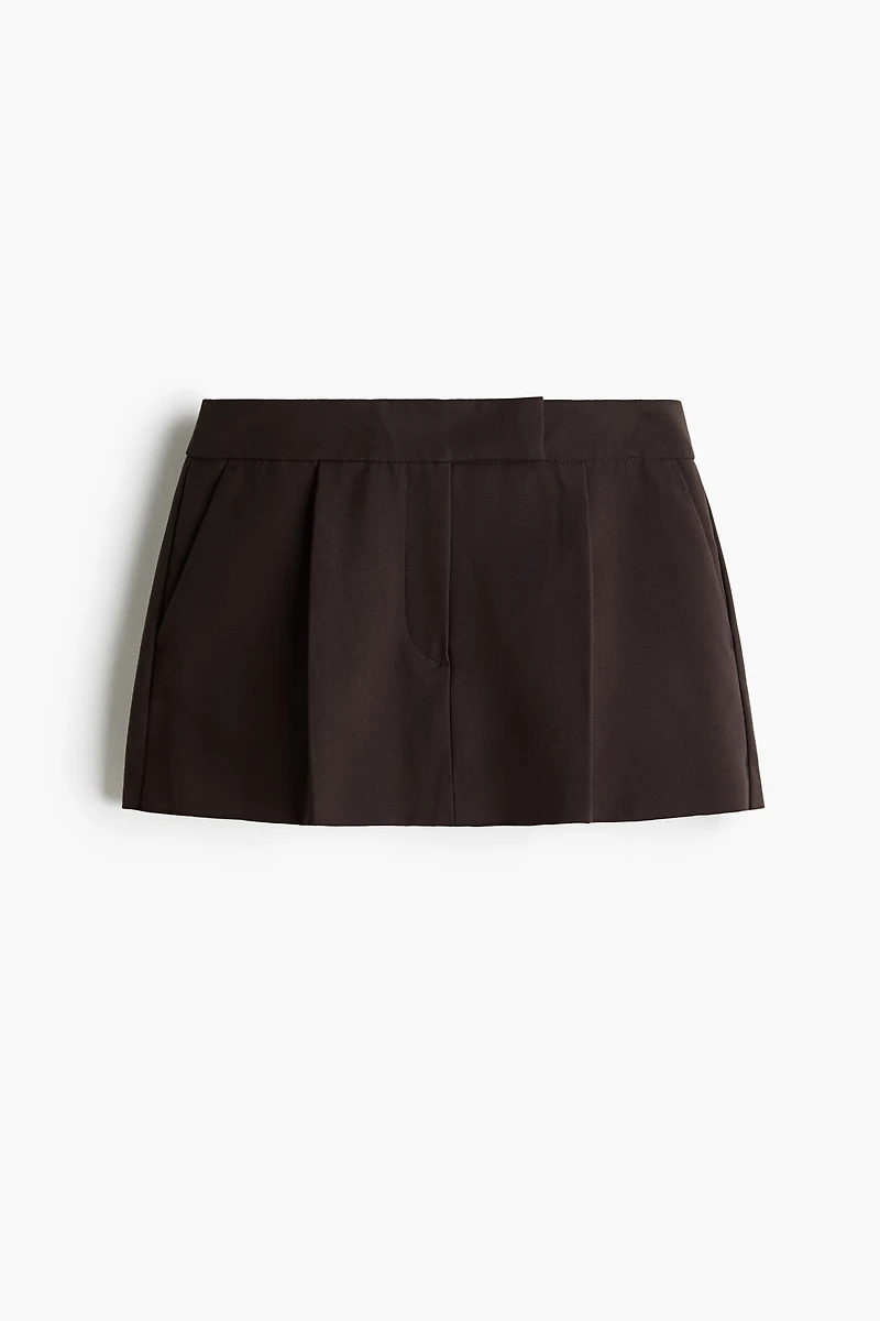 Mini jupe-short de tailleur