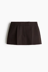 Mini jupe-short de tailleur