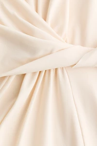 Asymmetric Twist-Detail Dress