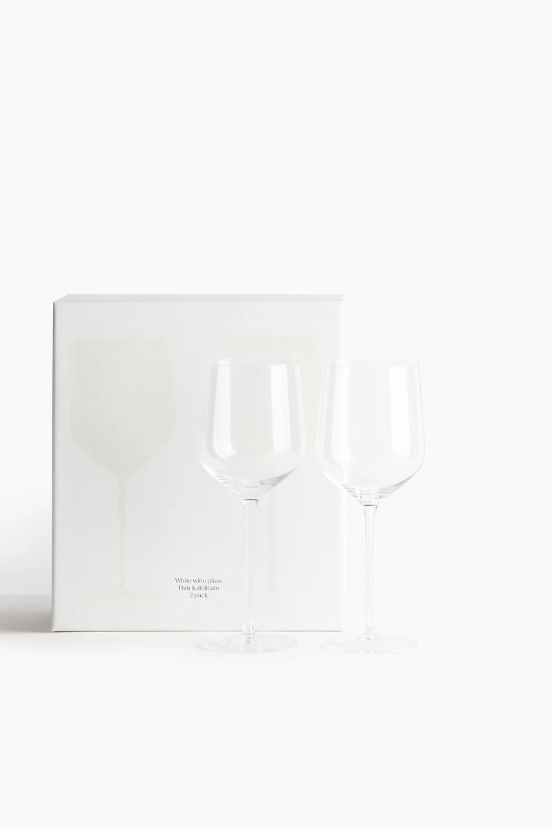 2-Pack White Wine Glasses