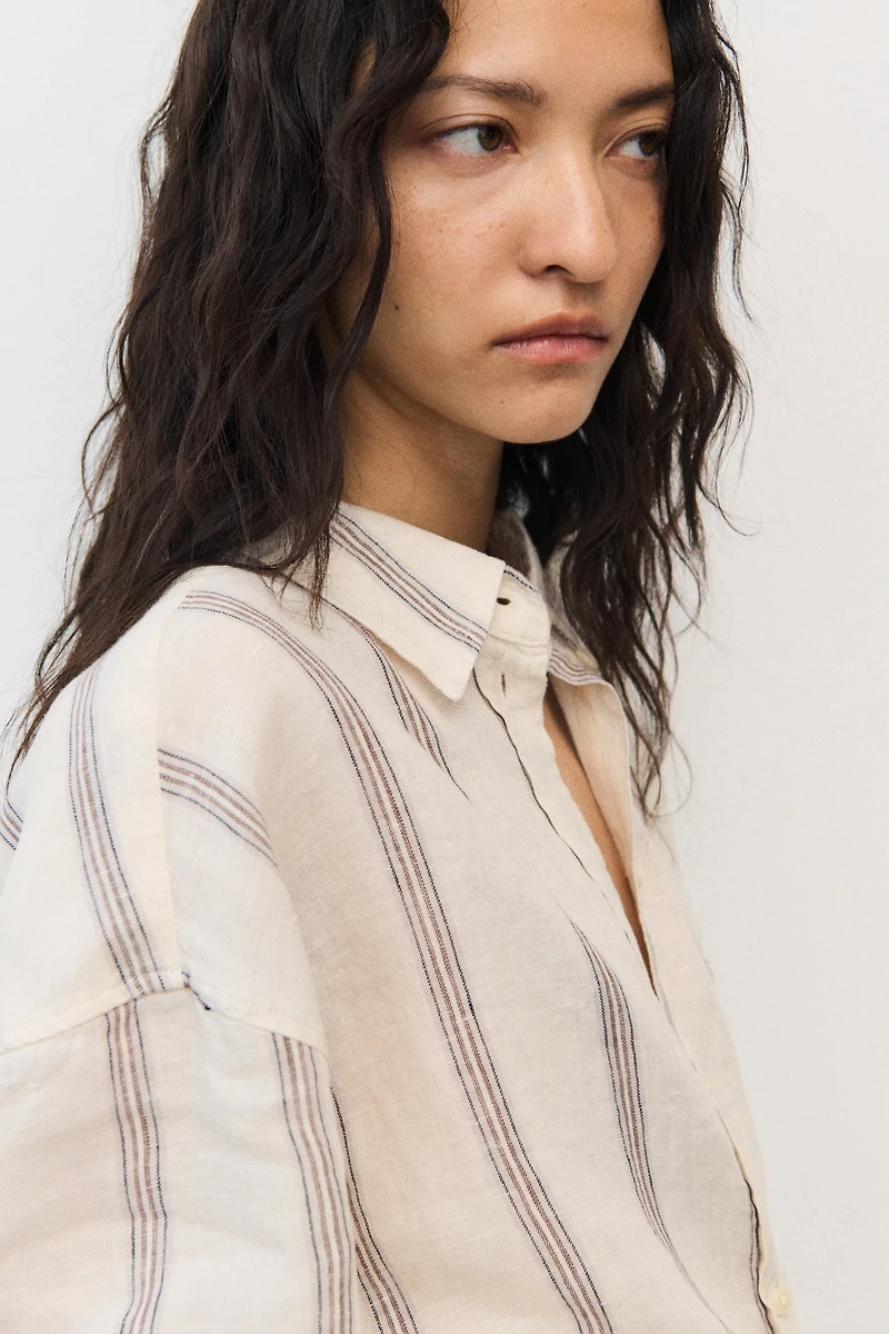 Oversized Linen Shirt