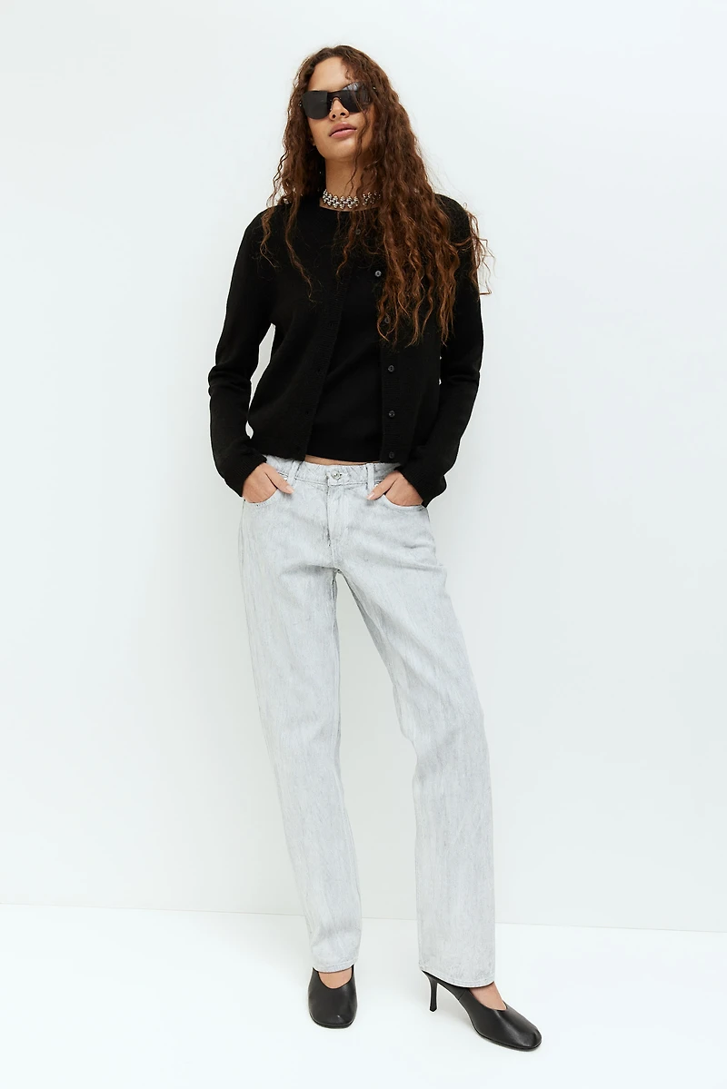 Fine-Knit Cardigan