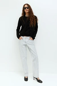 Fine-Knit Cardigan