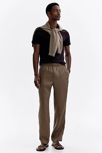 Regular-Fit Linen Pants