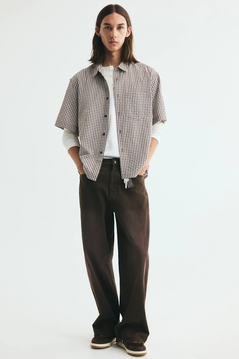 Relaxed-Fit Short-Sleeved Shirt
